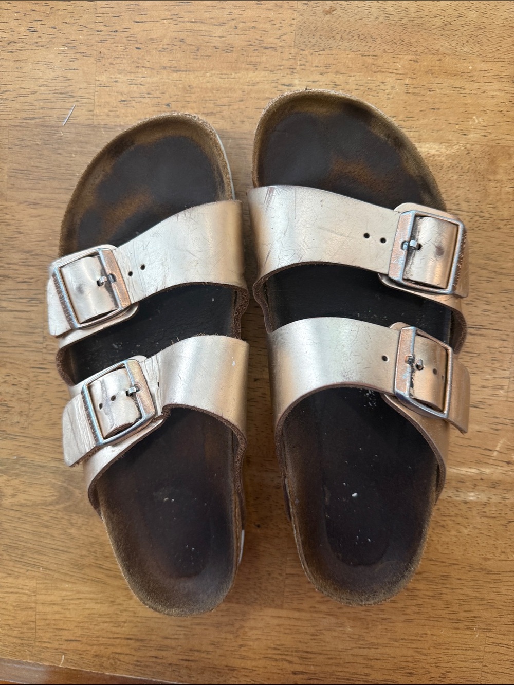 Women’s Birkenstock Slide Sandals - Rose Gold